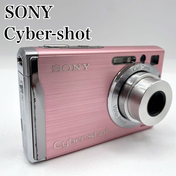 SONY Cyber-shot 7.2MP コンパクトデジタルカメラ ピンク デジタルカメラ サイバーショット DSC-W80