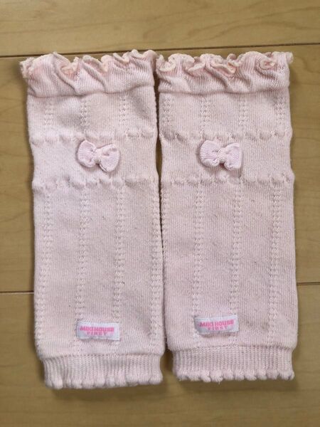ミキハウス☆ベビー レッグウォーマー 女の子 出産準備