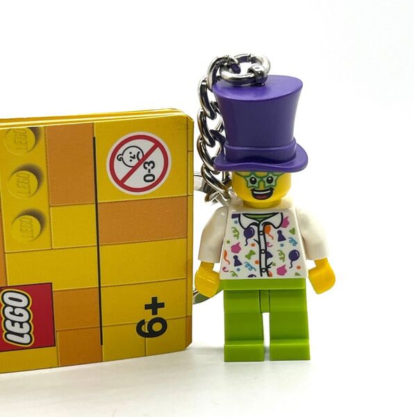新品 LEGO レゴ キーリング キーホルダー バースデーガイ ミニフィグ 男の人 ピエロ