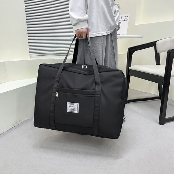 【セール中】大容量 軽量 ボストンバッグ 旅行 スポーツバッグブラック 黒 旅行バッグ 修学旅行 折りたたみ トラベルバッグ