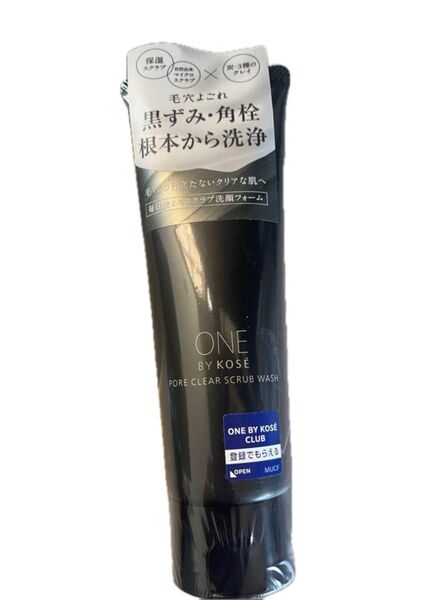 ONE BY KOSE Pore Clear Scrub Wash 130g