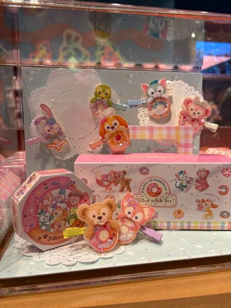 ダッフィー&フレンズ フィルドウィズジョイ ヘアクリップ コンプリート
