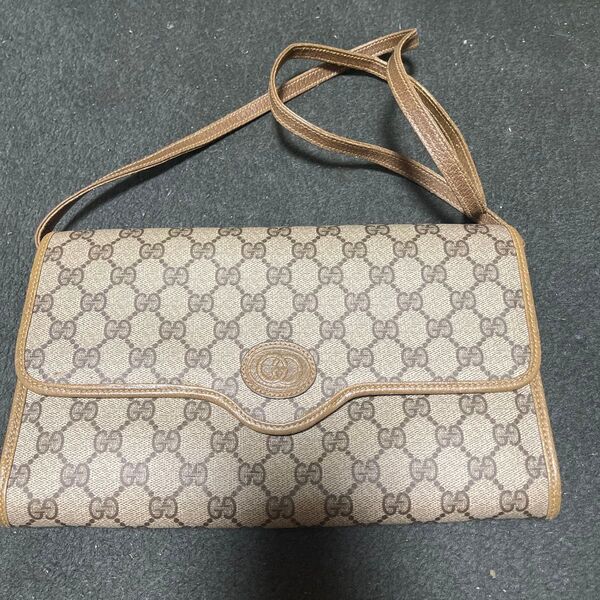 GUCCI ショルダーバッグ オールドグッチ GG柄 ヴィンテージ