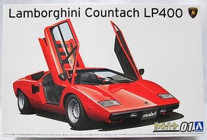  Aoshima * The * суперкар No.01 [1/24 *74 Lamborghini * счетчик kLP400] новый товар 