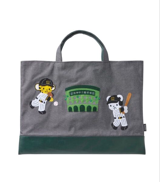 familiar ファミリア コラボ 阪神タイガース デニムバッグ トートバッグ