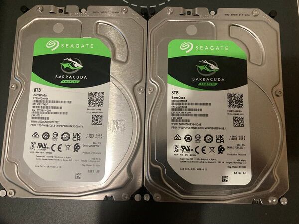 HDD 8TB 2台 SEAGATE