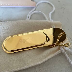 MIKIMOTO ミキモト カバー付き ミラー 拡大鏡 手鏡 リップ鏡 ゴールド