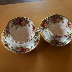 ロイヤルアルバート Old Country Roses カップ&ソーサー 2客セット