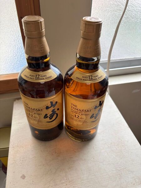 サントリー シングルモルト ウイスキー 山崎12年700 ml 100周年紀念 2本