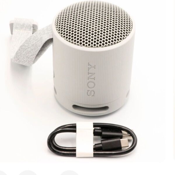 SONY SRS-XB100 ポータブルワイヤレススピーカー グレー Bluetooth 防水・防塵