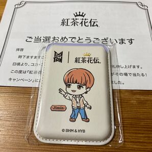 Tiny TAN×紅茶花伝コラボ オリジナル マグネットカードケース Jimin