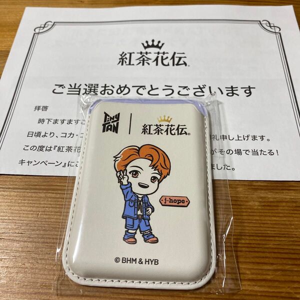 Tiny TAN×紅茶花伝コラボ オリジナル マグネットカードケース j-hope