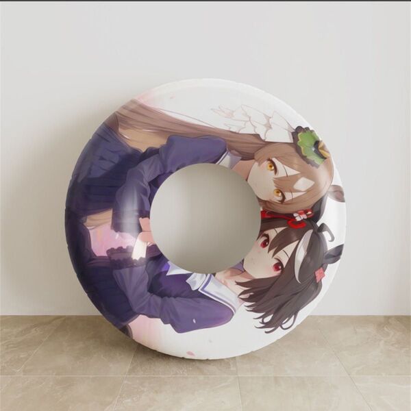 ウマ娘 サトノダイヤモンド キタサンブラック 浮き輪 サイズ:直径120cm