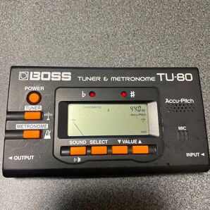 BOSS TU-80 チューナー メトロノーム ボス