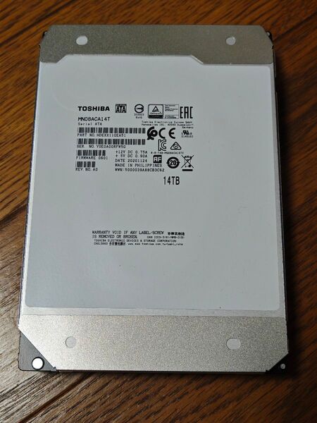 TOSHIBA 東芝 MN08ACA14T HDD 14TB #10
