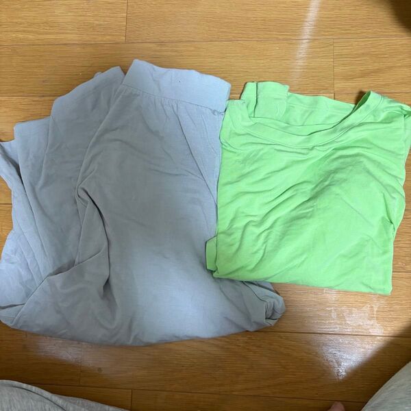 セット パンツ UNIQLO ルームウェア ユニクロ エアリズム パジャマ セットアップ Sサイズ