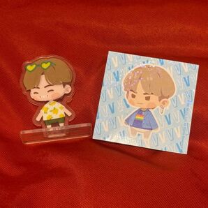 BTS インザソム スシロー テテ テヒョン V アクリルスタンド ステッカー 2点セット