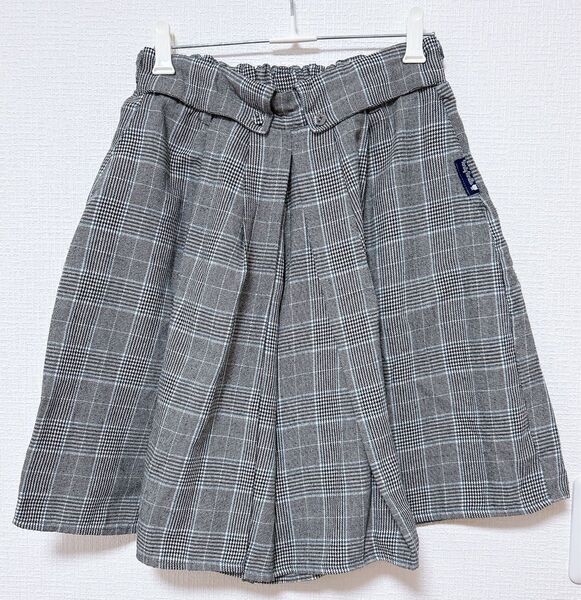 子供服 女の子 チェック キュロット スカート