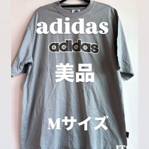 adidas ロゴプリントTシャツ Mサイズ