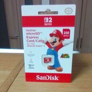 新品未開封・納品書付 SanDisk microSDXC 256GB for nintendo switch 2