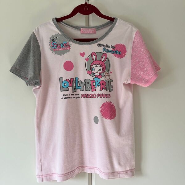 メゾピアノ 半袖Tシャツ L 160 ベリエちゃん
