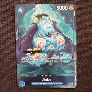 【海外プロモ】ジンベエ チャンピオンシップ2023 英語版 ワンピースカード