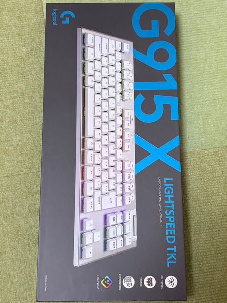 【新品未開封】Logicool G915 X LIGHTSPEED TKL ホワイト タクタイル 日本語配列 ゲーミングキーボード