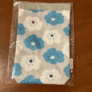 未開封 オルビスノベルティ 花柄 折りたたみ保冷バッグ