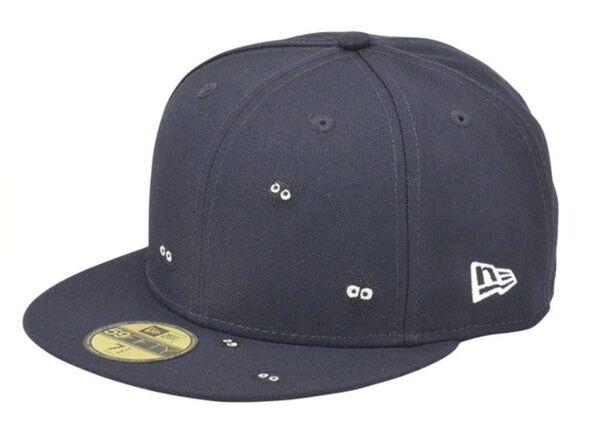 新品 ニューエラ となりのトトロ 59FIFTY まっくろくろすけ スタジオジブリ New Era 7 3/8 ネイビー
