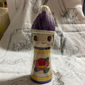 こけし トンガリ帽子の紫ちゃん 山谷レイ