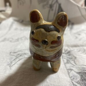 犬の置き物 子供の成長見守りワンコ