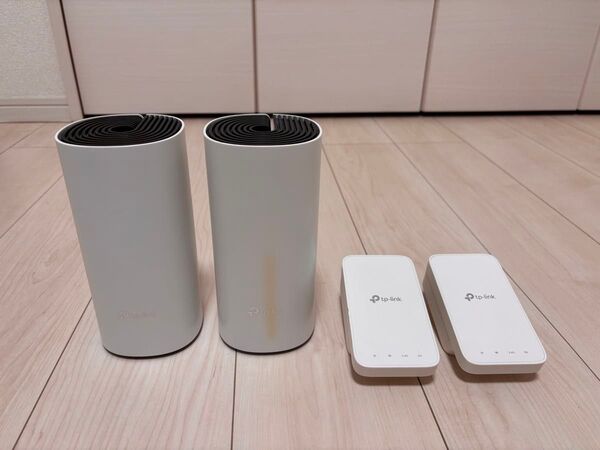 TP-Link Deco M3 相当セット×2(内容:M4R ×2台+M3W ×2台)合計4ユニット!メッシュWi-Fi