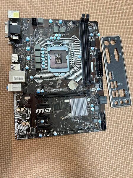 MSI H110M-S01 マザーボード 動作品①