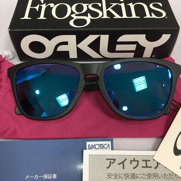ゴルフコンペ景品余り オークリー サングラス OAKLEY Frogskins フロッグスキン9245-6154 9245-61
