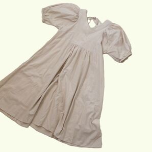 JILL by JILLSTUART コットン100% ワンピース ベージュ フリーサイズ