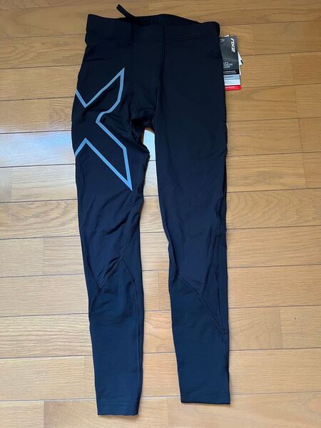 2XU ストレッチ素材 ブラック スパッツ ロングタイツ XS
