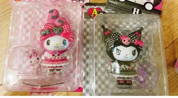 HappyくじMy Melody & Kuromi 50th&20th Anniversaries フィギュア マイメロ クロミ
