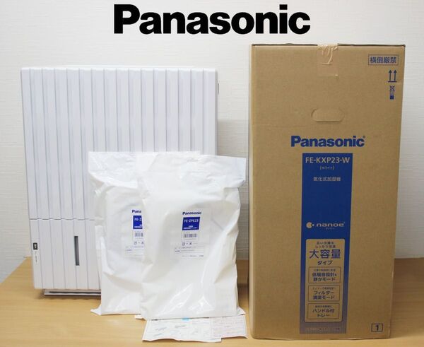 33 加湿フィルター新品 Panasonic パナソニック ヒーターレス気化式加湿機 FE-KXP23 2021年製 価格相談不可