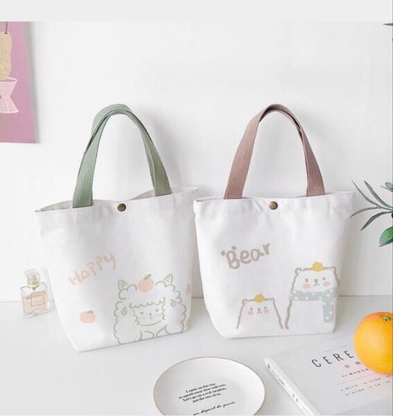 トートバッグ エコバッグ ランチバッグ 帆布