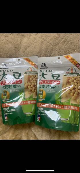 森永製菓 おいしい大豆プロテイン 抹茶風味 大麦若葉入り