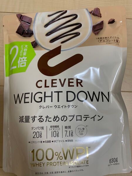 630g クレバー ウエイトダウン 減量するためのプロテイン チョコレート