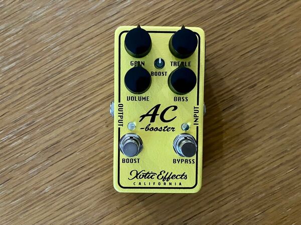 美品 xotic AC booster V2 エキゾチック ACブースター オーバードライブ エフェクター