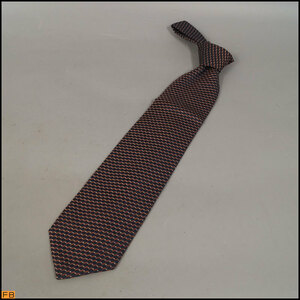 yx16 ISSEY MIAYKE Issey Miyake silk total pattern necktie 