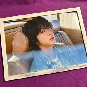 BTS JIN A4サイズフォト フレーム付き