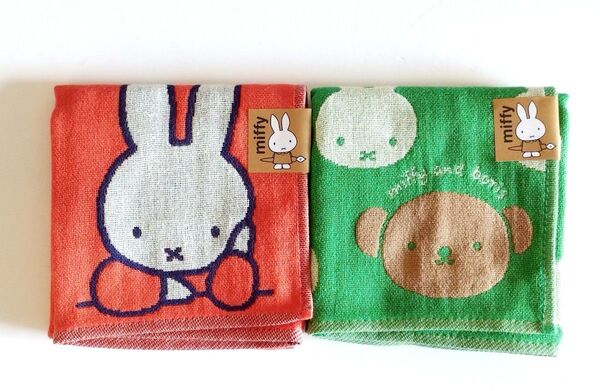miffy ミッフィーガーゼハンカチ2枚組