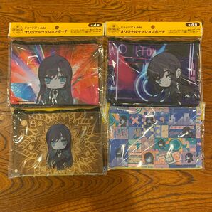 ジョージア×Ado オリジナルクッションポーチ 全4種セット