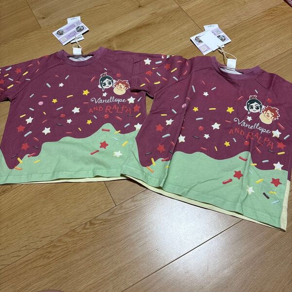 picky pixie シュガーラッシュ ヴァネロペ キッズ半袖tシャツ 2枚セット カテゴリ相談○
