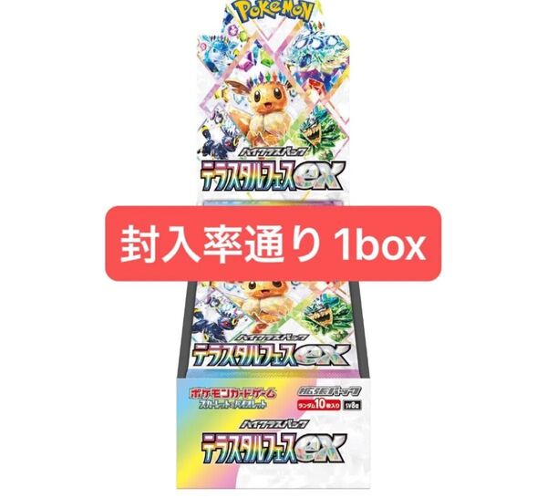 ポケモンカードテラスタルフェスex 1box