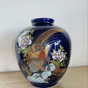 花瓶 花入 花器 陶器 工芸品 金彩
