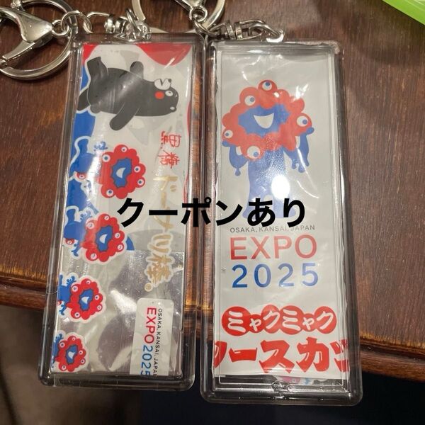 手作り アクリルキーホルダー 1個万博地図グルメチラシ付き